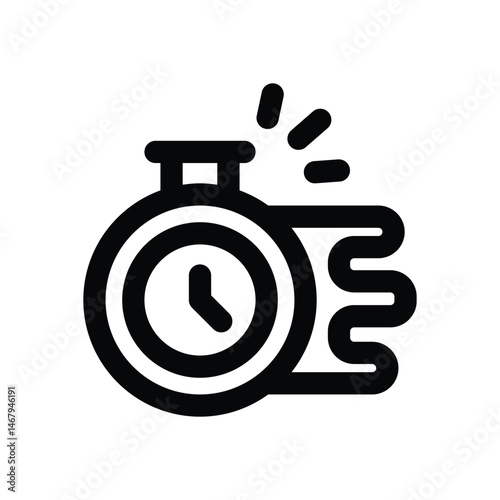 fast time line icon. Clean and minimalist vector icon for websites, mobile apps, presentations, and logos. Fully scalable and customizable for any project.