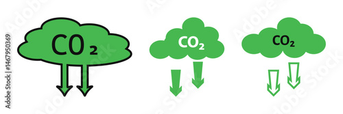 Greenhouse Gas Reduction Icon