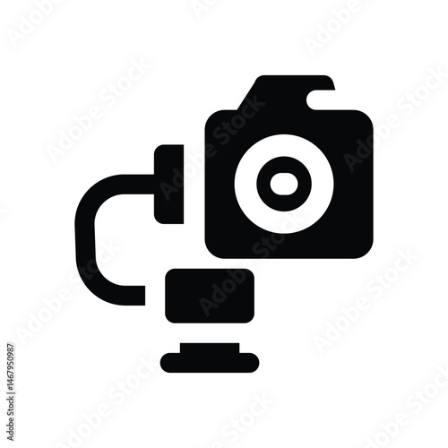gimbal glyph icon. Strong and solid vector icon for websites, mobile interfaces, presentations, and visual branding. High quality and easy to edit.