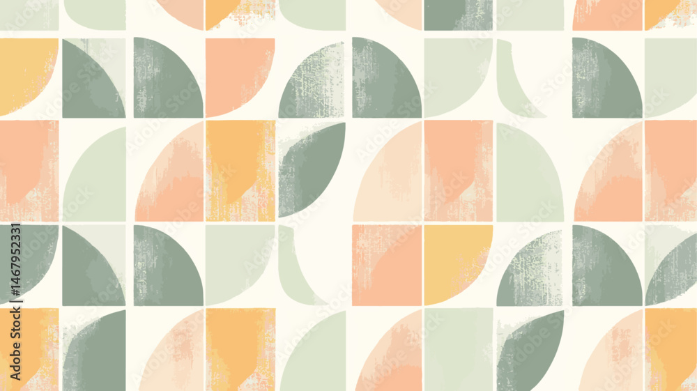 Soft pastel abstract vector background with mid-century organic shapes and copy space for banners Soft pastel abstract vector background with mid-century organic shapes and copy space for banners