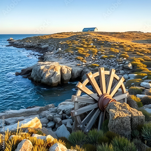 Cape Leeuwin Water Wheel Landscape in Western Australia