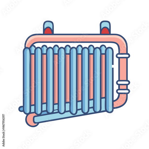 Radiator heating system home heat domestic central heating radiator plumbing radiator equipment design