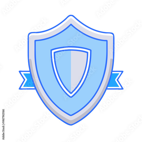 Security shield icon vector illustration for protection and safety concept design element graphic