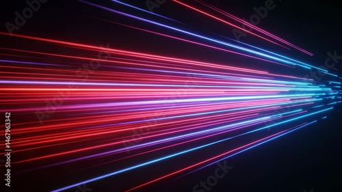 Colorful light trails creating a dynamic abstract background  