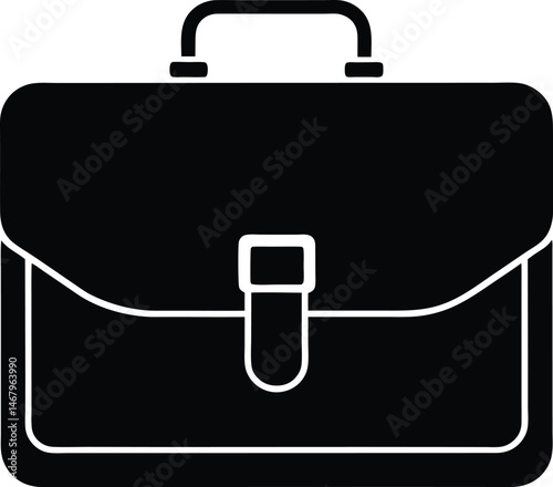 Lawyer Briefcase Icon Vector Illustration