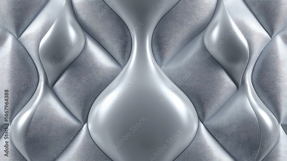 Elegant Silver Textured Surface with Smooth Sculptural Forms for Artistic Background Elegant Silver Textured Surface with Smooth Sculptural Forms for Artistic Background