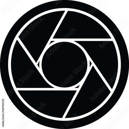 photography camera lens icon vector illustration