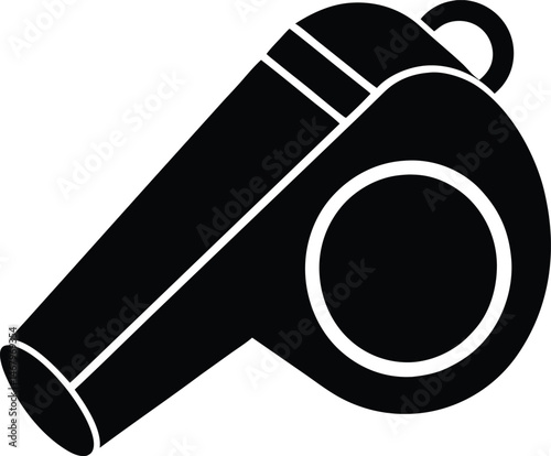 Whistle Referee Icon Vector Illustration