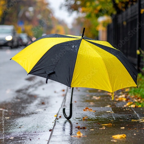 umbrella in rain