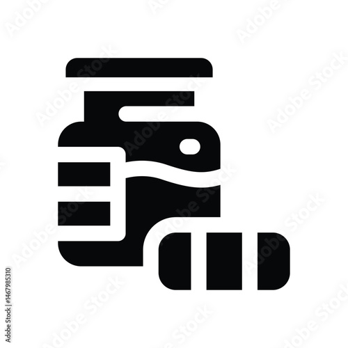urine test glyph icon. Strong and solid vector icon for websites, mobile interfaces, presentations, and visual branding. High quality and easy to edit.