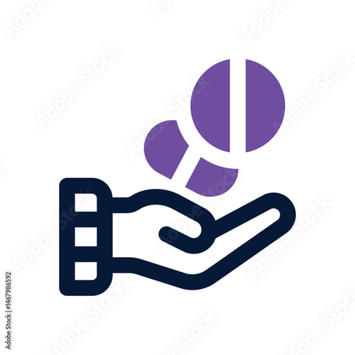 pill duotone icon. Sleek and modern vector icon for websites, mobile apps, marketing materials, and corporate design. Fully scalable and ready to use.