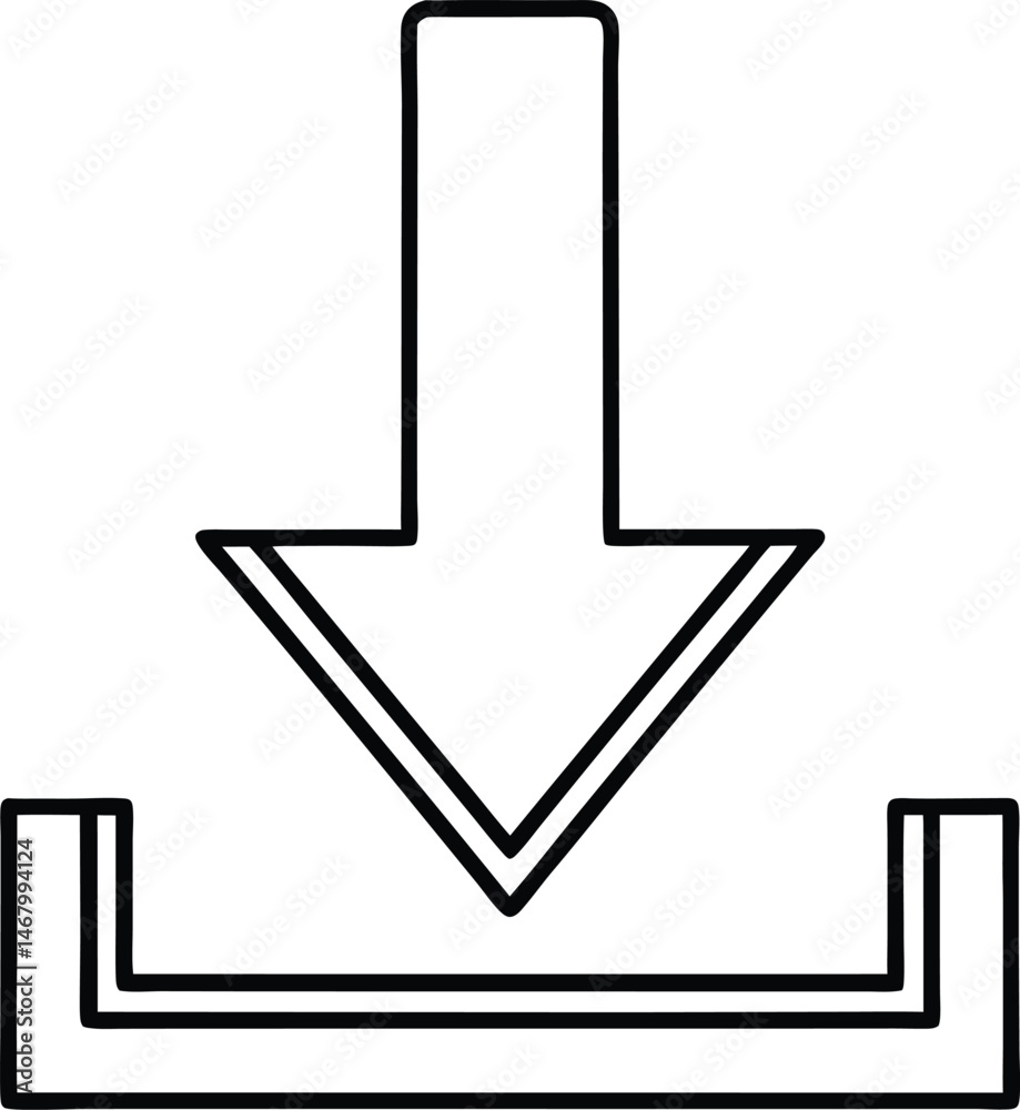 Download Icon with Downward Arrow Vector Illustration for Interface and Web Design,Download Arrow Icon Vector, Vector Download Icon Line Art, Down Arrow Symbol Vector
Would you like a version tailore Download Icon with Downward Arrow Vector Illustration for Interface and Web Design,Download Arrow Icon Vector, Vector Download Icon Line Art, Down Arrow Symbol Vector
Would you like a version tailore