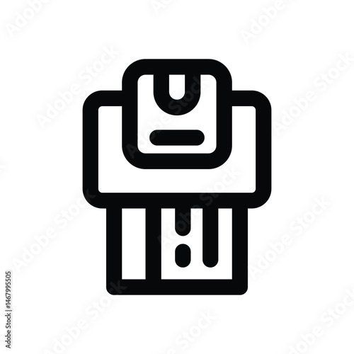 online payment line icon. Clean and minimalist vector icon for websites, mobile apps, presentations, and logos. Fully scalable and customizable for any project.