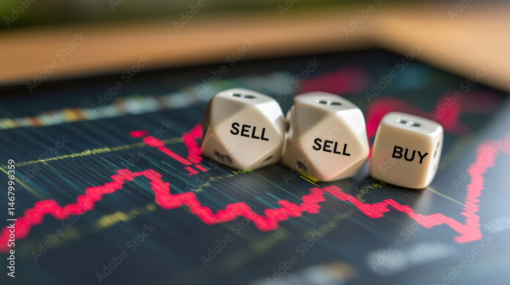 Dice marked with