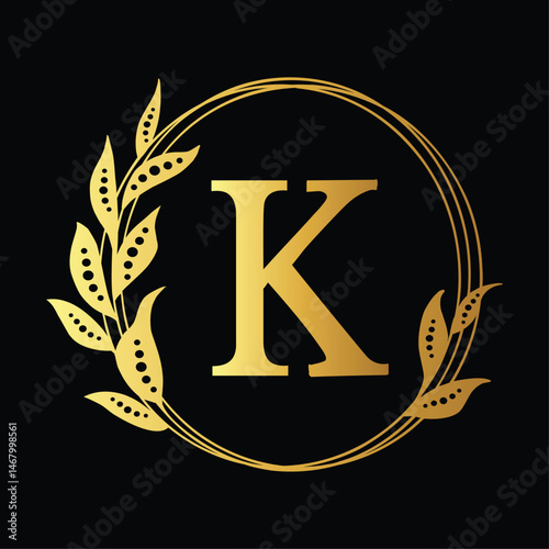 Elegant K Monogram Logo | Luxury Branding | Timeless Design | Premium Lettermark Identity | Stylish Symbol of Sophistication & Class