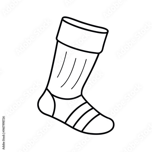 Dance Leg Warmers Line Art Design Illustration