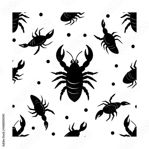 Seamless Vector Pattern on White Background Repeating Design for Print & Digital Projects

