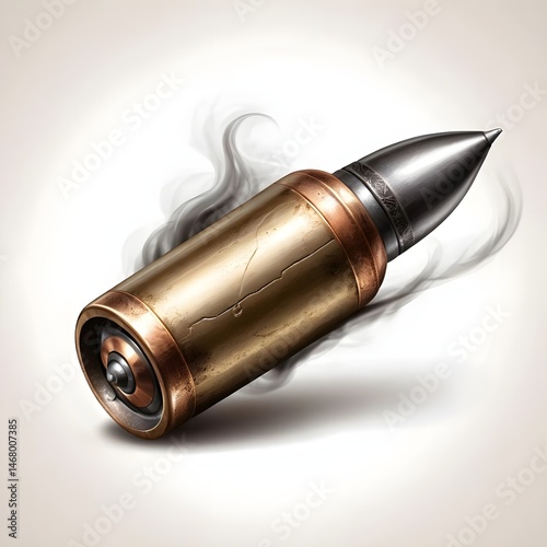 Smoking Bullet Casing