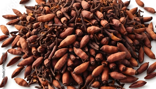 Dried Cloves and Flower Buds Close-Up