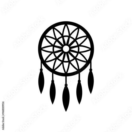 dreamcatcher icon on white background  .svg