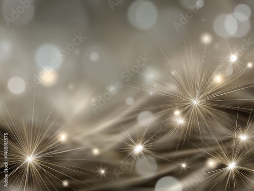 Abstract display of sparkli...