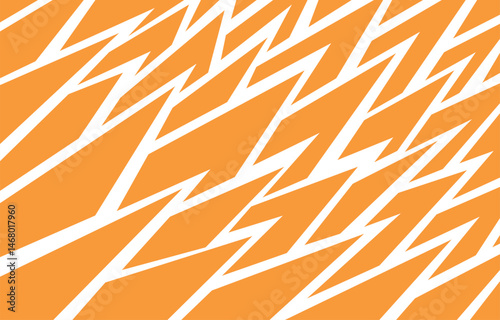 Abstract background with diagonal sharp and spike line pattern