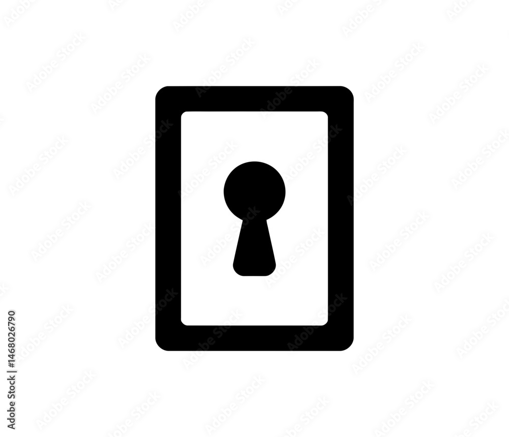 Keyhole security access privacy lock safety symbol Keyhole security access privacy lock safety symbol
