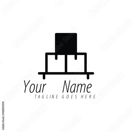 Modern Business Logo Design. Simple and Minimalist Corporate Identity Symbol