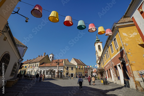 Obraz na płótnie Szentendre is a picturesque village in Hungary
