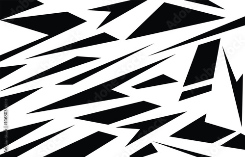 Abstract background with diagonal sharp and spike line pattern