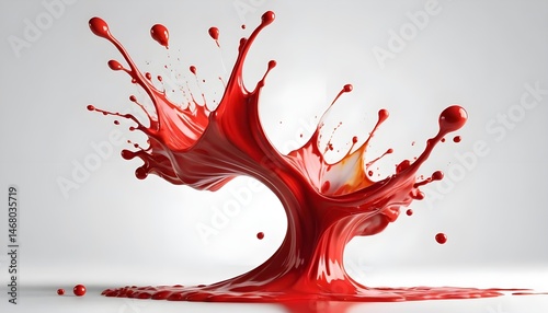 Red Paint Splash