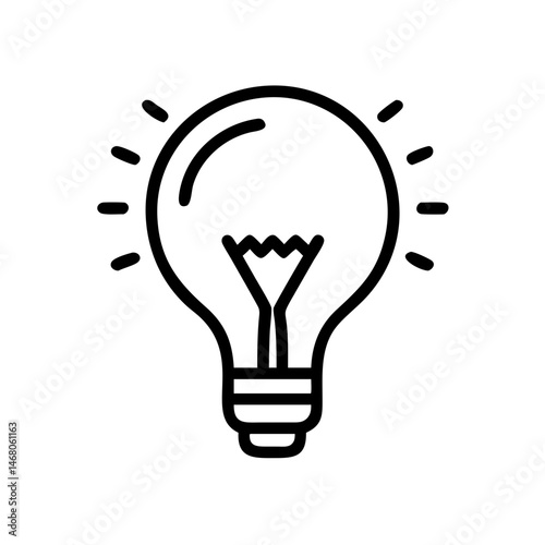 Icon of a Light Bulb
