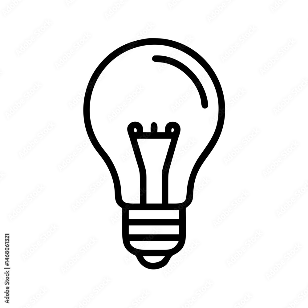 Icon of a Light Bulb Icon of a Light Bulb
