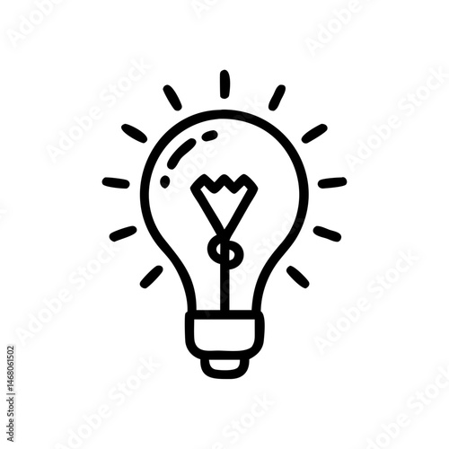 Icon of a Light Bulb