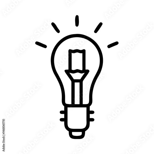 Icon of a Light Bulb