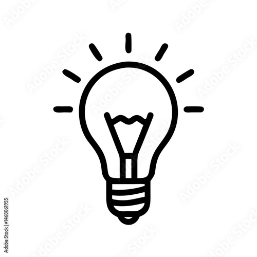 Icon of a Light Bulb
