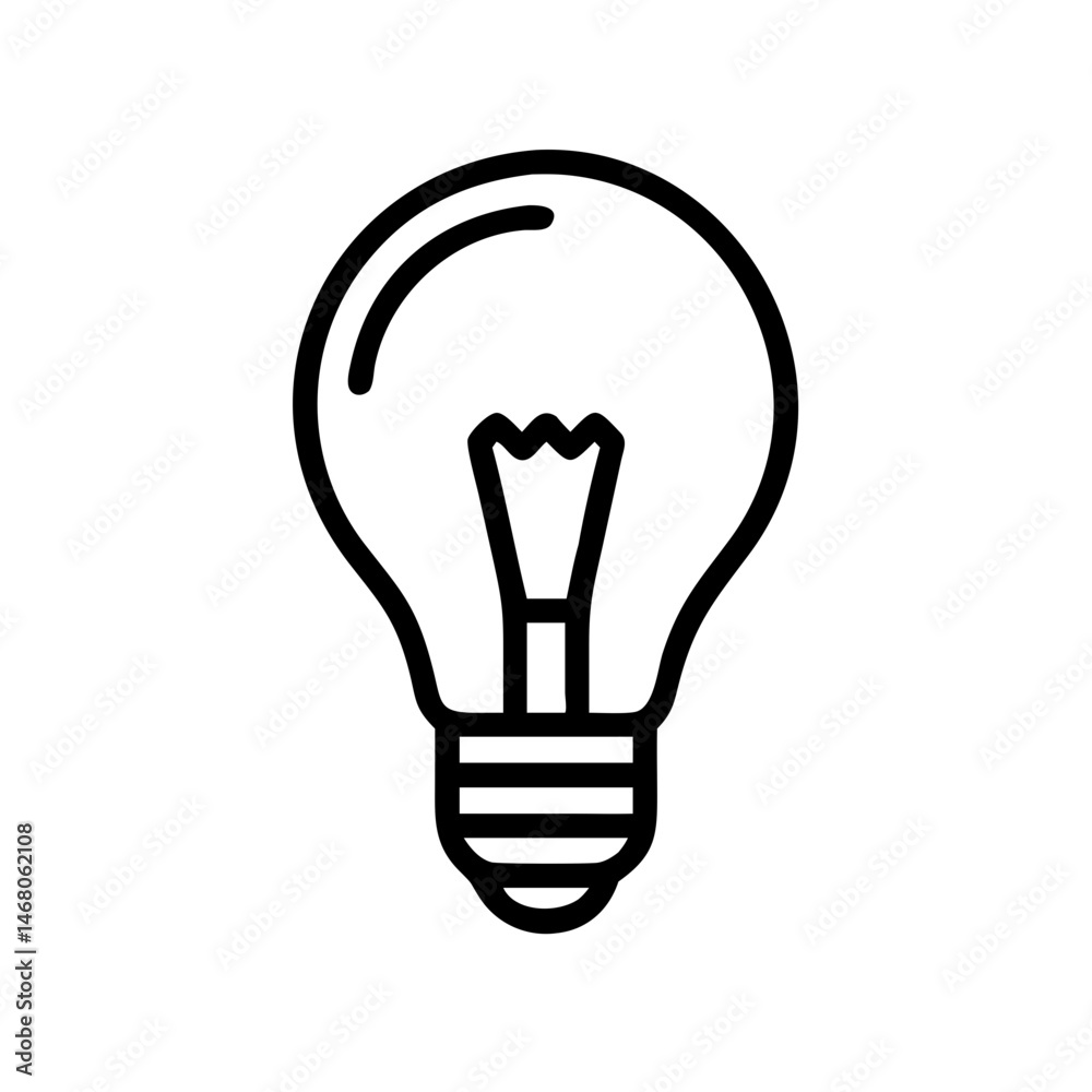 Icon of a Light Bulb Icon of a Light Bulb