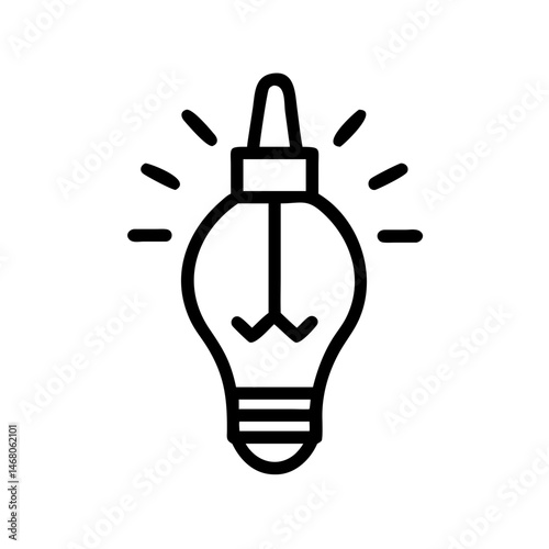 Icon of a Light Bulb