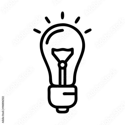 Icon of a Light Bulb