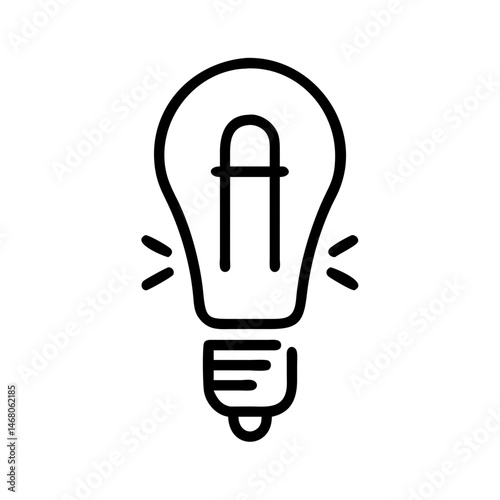 Icon of a Light Bulb