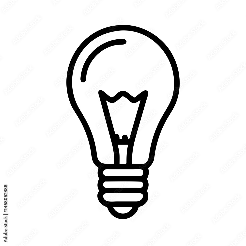 Icon of a Light Bulb Icon of a Light Bulb