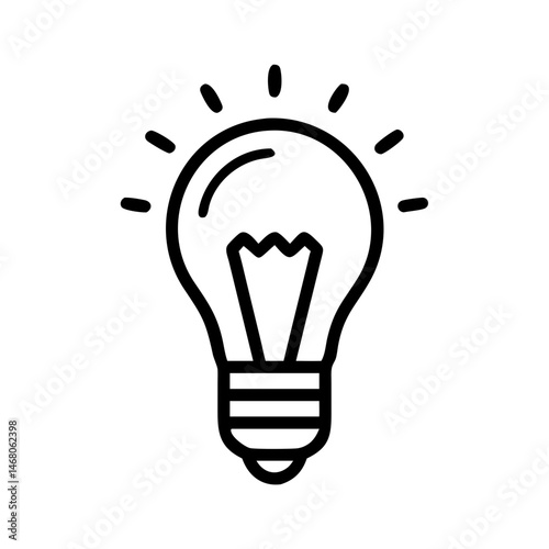 Icon of a Light Bulb