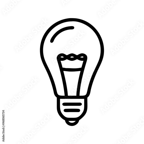 Icon of a Light Bulb