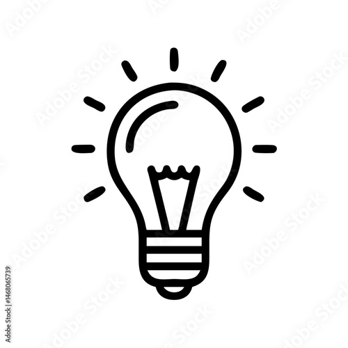 Icon of a Light Bulb