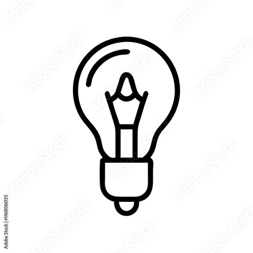 Icon of a Light Bulb