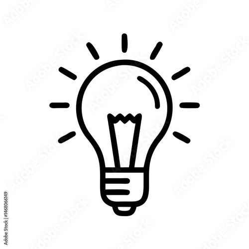 Icon of a Light Bulb