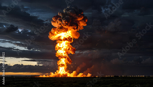 Le nuage atomique explosif