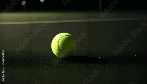 une balle de tennis