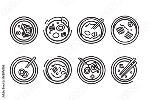 Plate of Chilaquiles 2D Outline Art