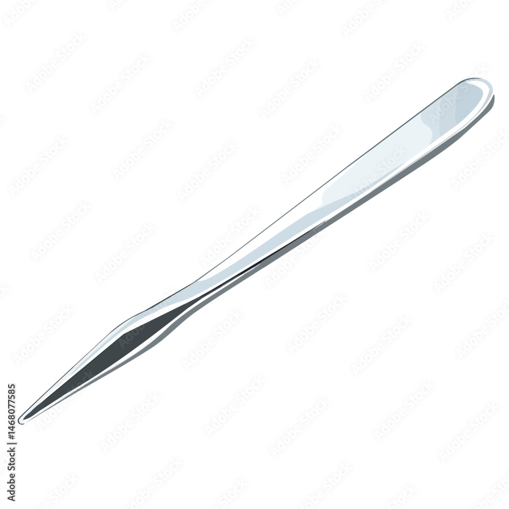 Flat vector Tweezer, minimalist design, isolated on a white background. Flat vector Tweezer, minimalist design, isolated on a white background.